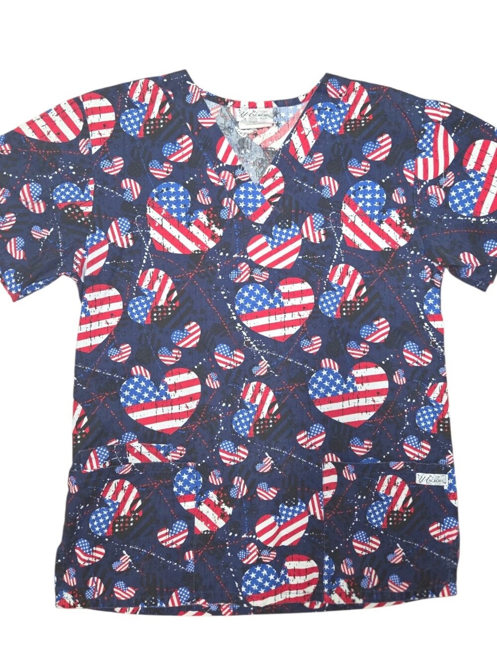 Uniform Advantage 4th Of July Scrub Top